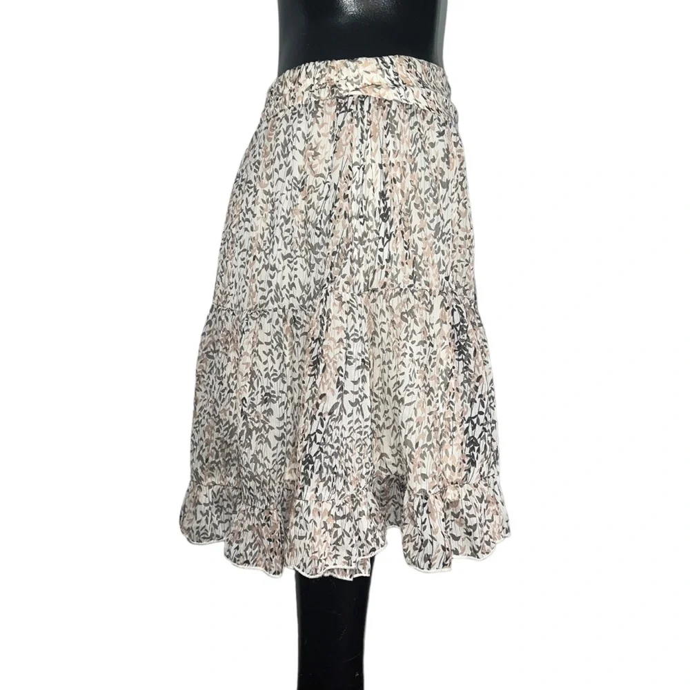 BY TOGETHER WOMEN'S IVORY FLORAL PRINT SKIRT - Picture 12 of 16